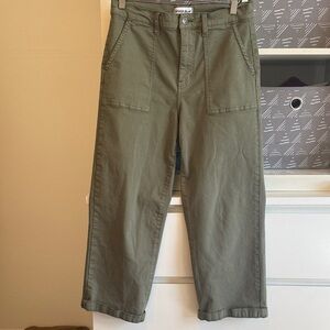 Olive Straight Leg Women's Pants